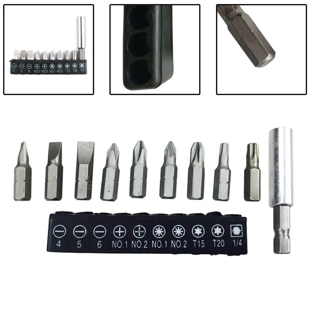 

Durable High Quality Practical Screwdriver Bit Cross Drill Bit Spanner Bit Tools Versatile 10PCS 25mm Screwdrivers Extension Rod