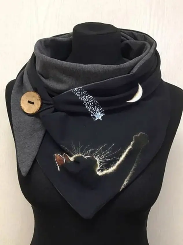 

Casual Cat Warm Scarf