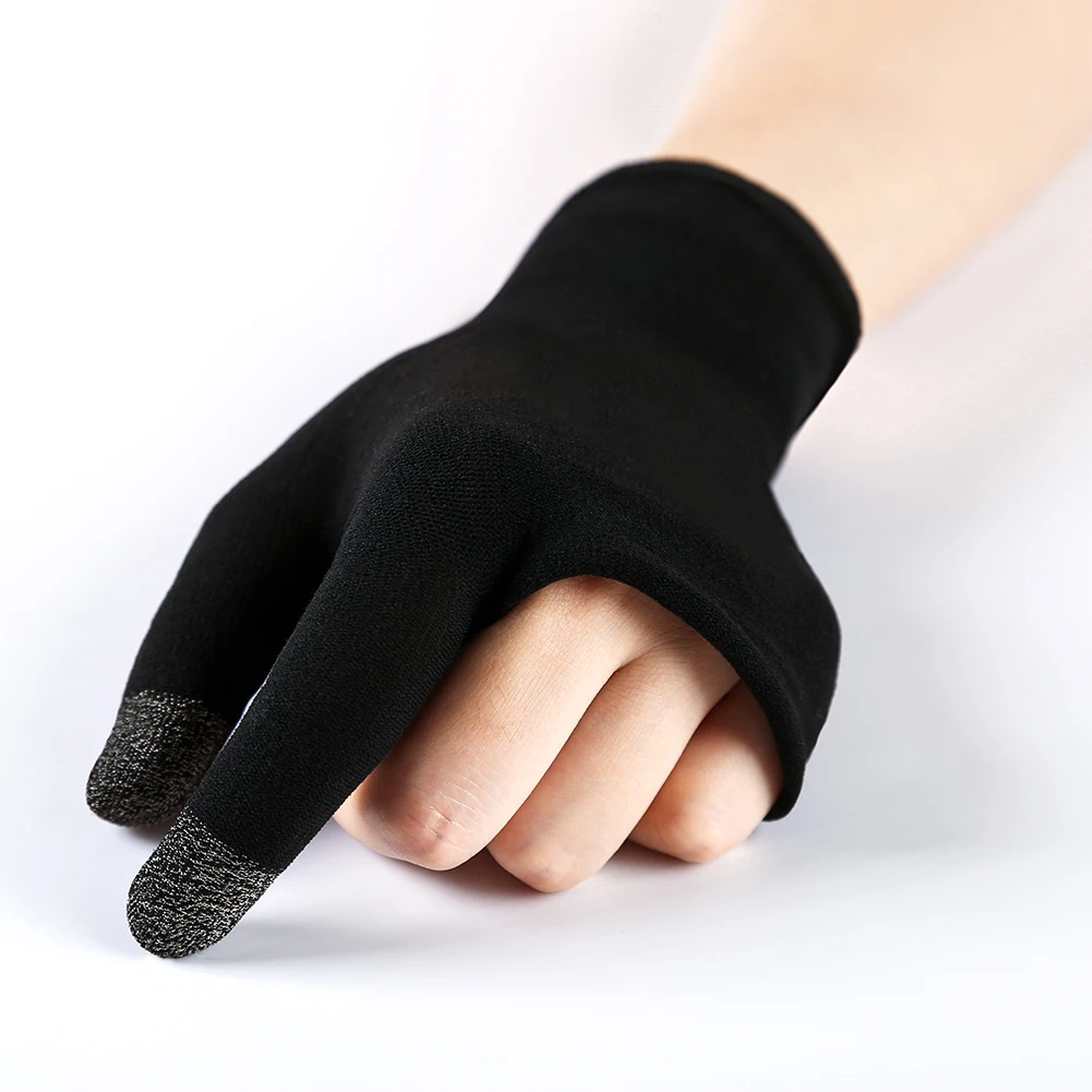 

2Pcs Sweat Proof Finger Cover for PUBG Mobile Games Touch Screen Breathable Gaming Fingertip Gloves Thumb Sleeve Hand Cover
