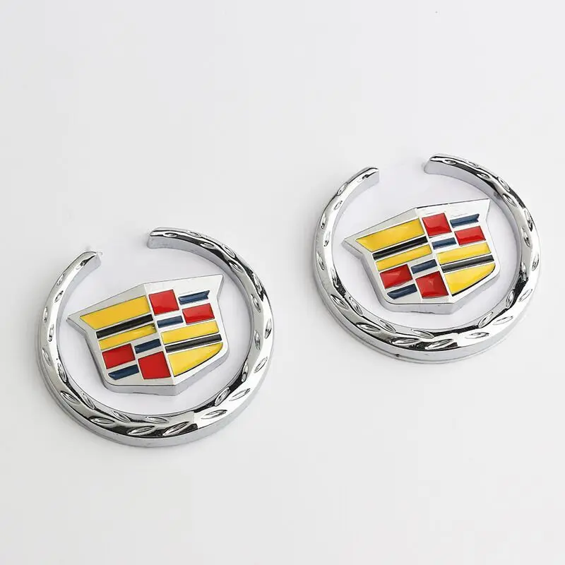 

Metal Car Front Rear Window Wheat Sticker Accessories for C-adillac XT5 XTS CTS CT6 BLS SLS DTS ATS SRX Escalade Deville Seville