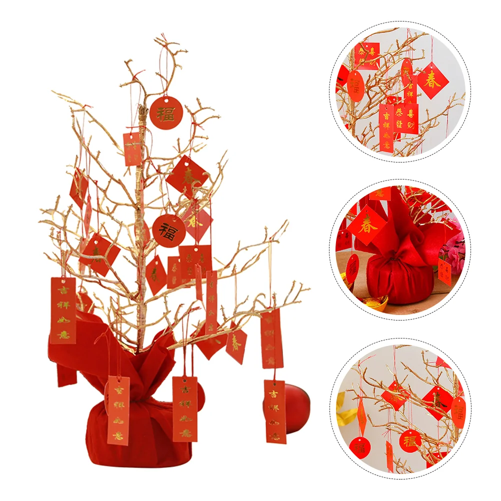 

1pc Exquisite Money Tree Adornment Tree Decoration Photo Prop Ornament