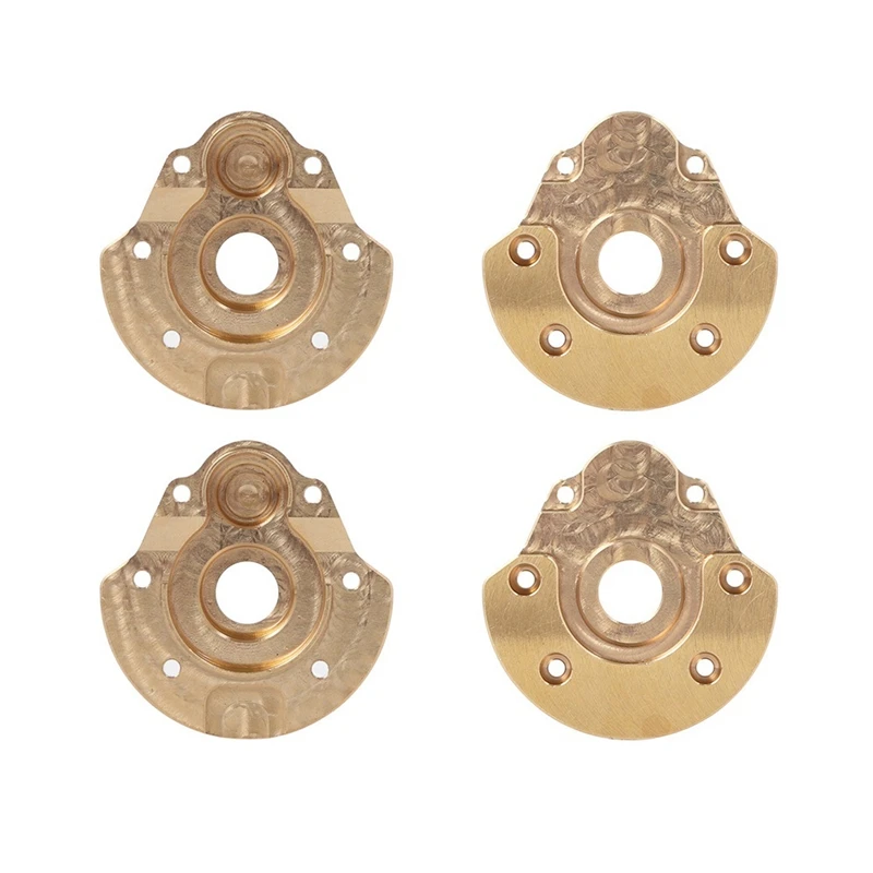 

4Pcs Heavy Brass Outer Portal Drive Housing Counterweight for 1/10 RC Crawler Redcat GEN8 Upgrade Parts