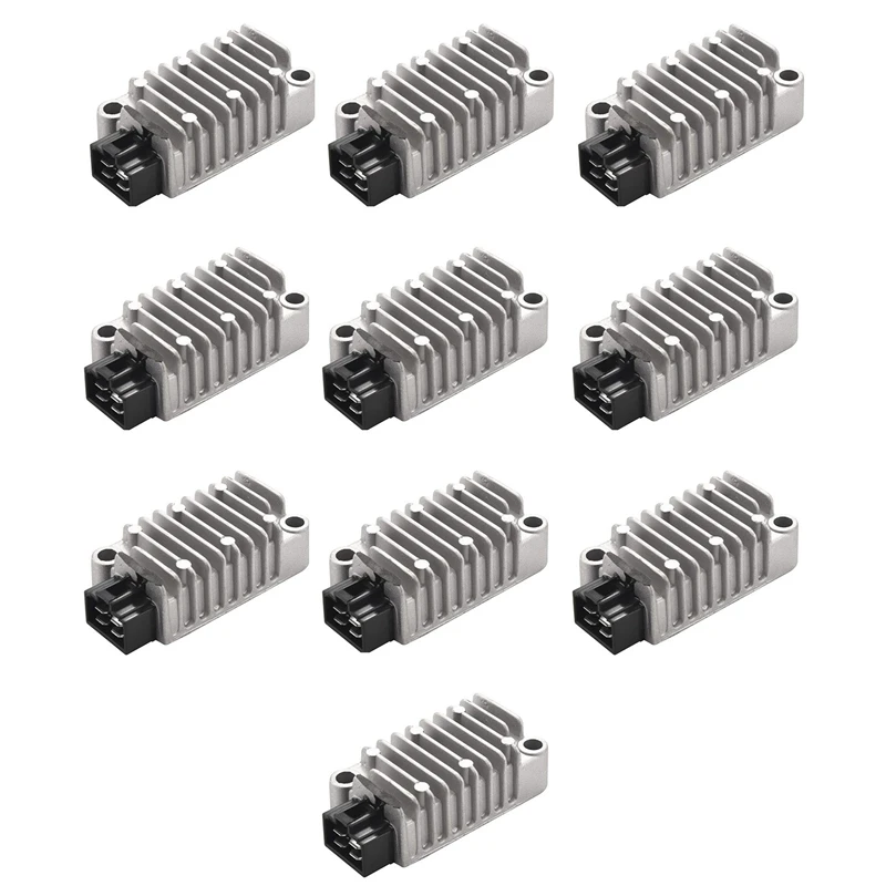 

10X Aluminum Motorcycle Voltage Regulator Rectifier For Yamaha TT250 TT225 SRX600 TDM850 TW200 FZR400 FZR600