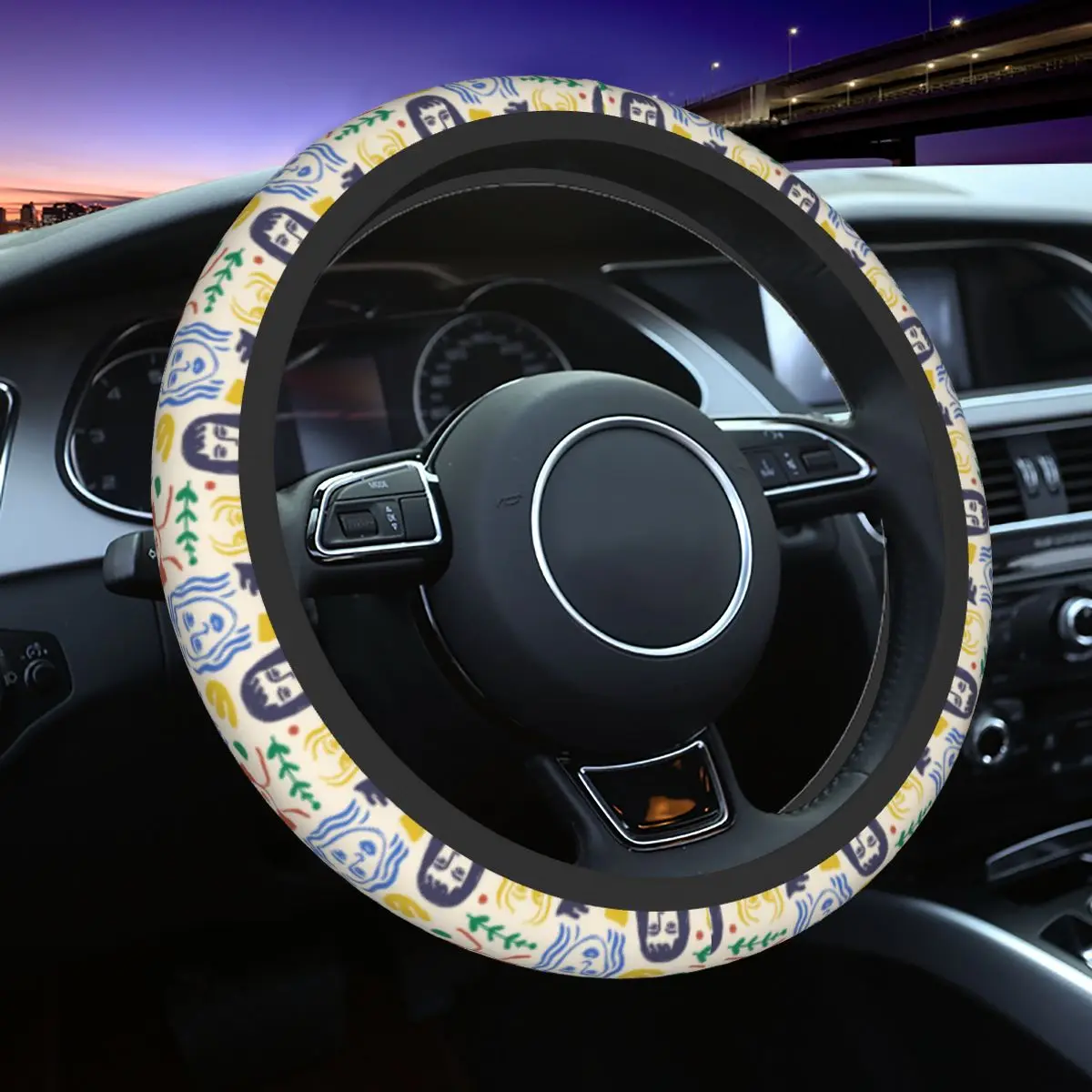 

37-38 Steering Wheel Covers Matisse Art Colorful Universal Auto Decoration Fashion Auto Accessories