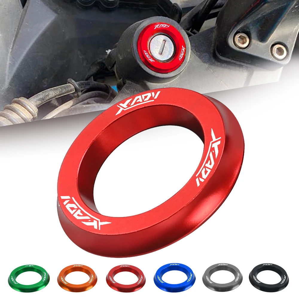 

XADV logo For Honda XADV 750 XADV750 2017 2018 2019 2020 2021 Motorcycle Accessories Ignition Switch Cover Ring Key Aluminum