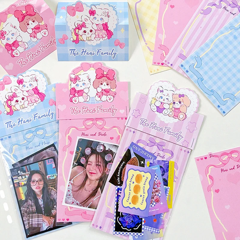 

10PCS Cute Cartoon Little Animal Printing Paper Card Head Card Back Packing Material DIY Gift Decoration Students Stationery