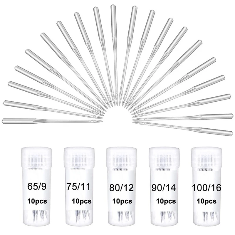 

10Pcs Household Sewing Machine Needle Sharp Universal Regular Point For Singer Brother Sewing Machine Accessories
