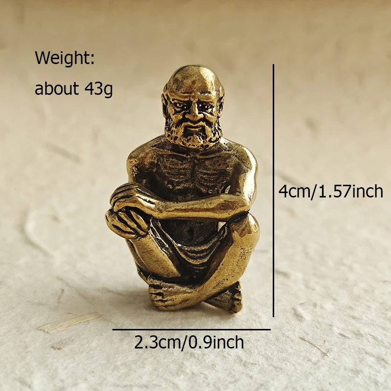 

Медная статуэтка Будды Бодхидарма