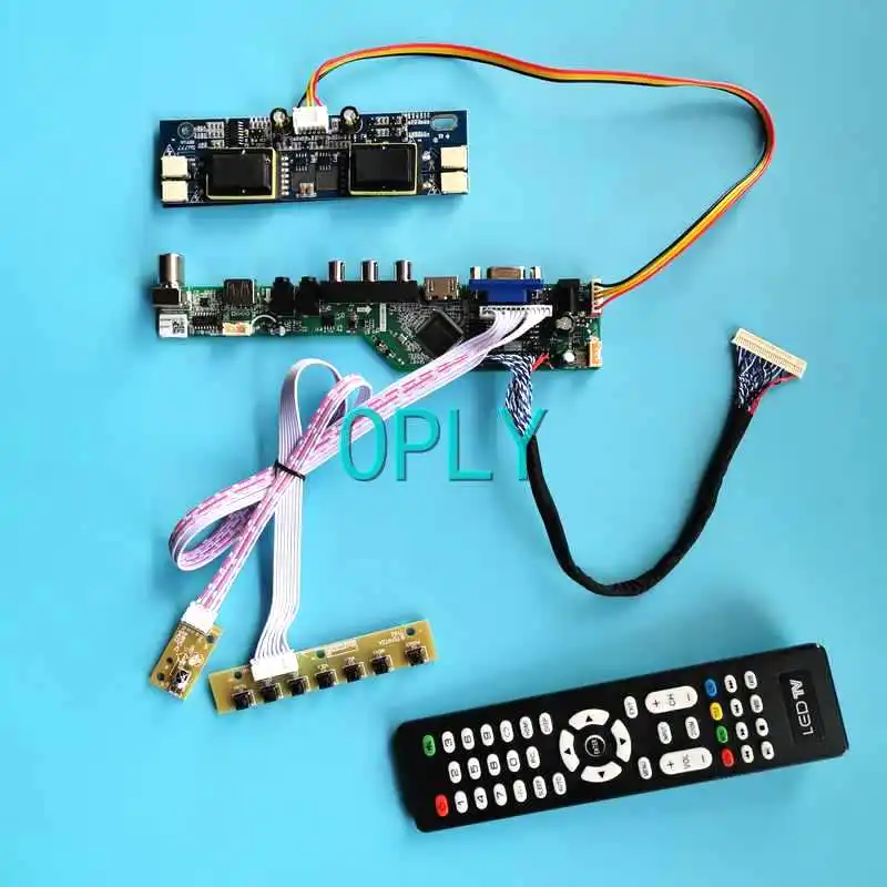 

LCD Display Controller Board Fit M170E4 M170E5 M170E6 M170E7 1280*1024 VGA AV USB HDMI-Compatible 4CCFL 30 Pin LVDS 17" DIY Kit