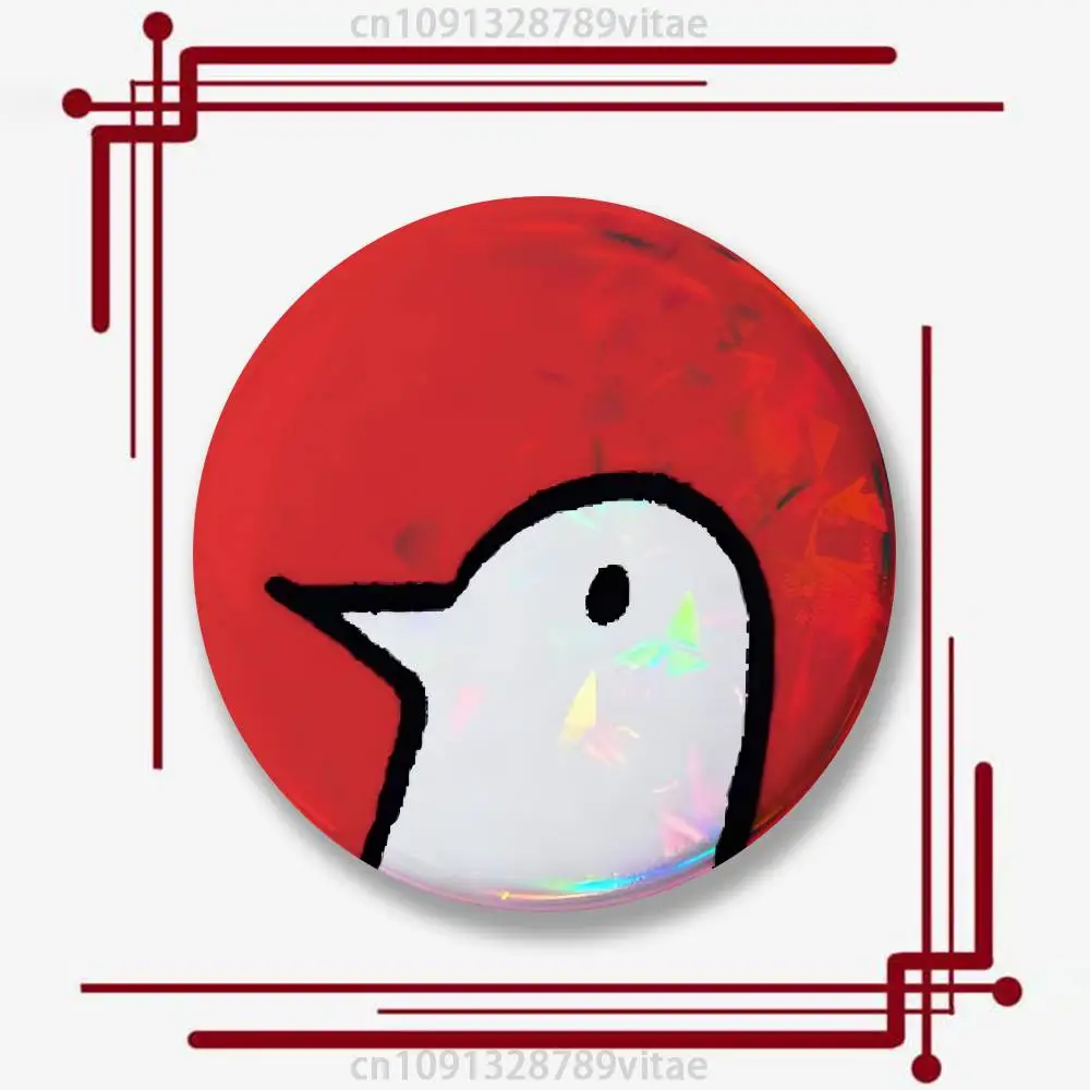 Фото Значки-броши Goodnight Oyasumi Punpun 58 мм для рюкзаков и одежды, круглые эмалевые значки ручной работы для украшений №4