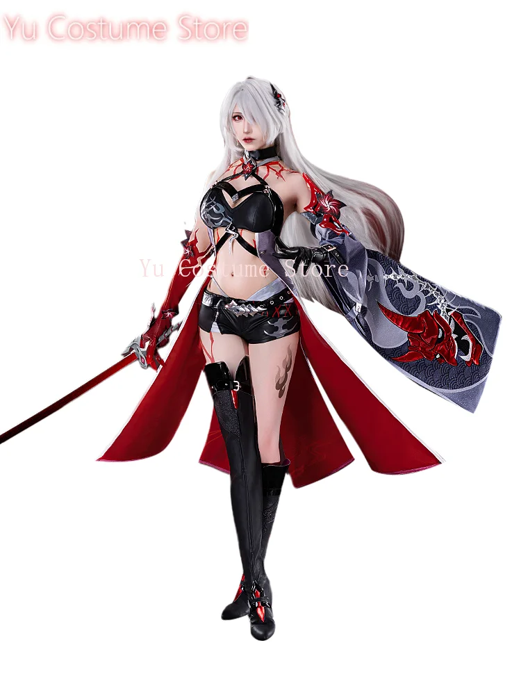 Yu костюм Honkai: Star Rail Acheron женский для косплея Cos Game аниме вечерние униформа Хэллоуин