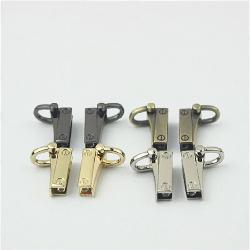 

20Pairs Handbags Shoulder Metal Sides Hanging Clip Buckles Bag Chain Strap Clasp Hook Hardware Leather Accessories