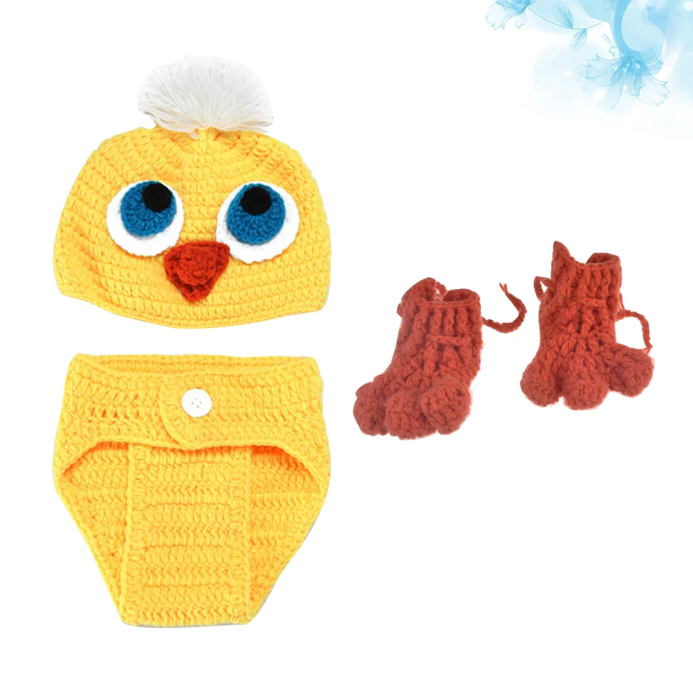 

Newborn Photography Outfits Kids' Costume Hats Newborn Photo Clothes Newborn Outfits Chick Baby Photo Props