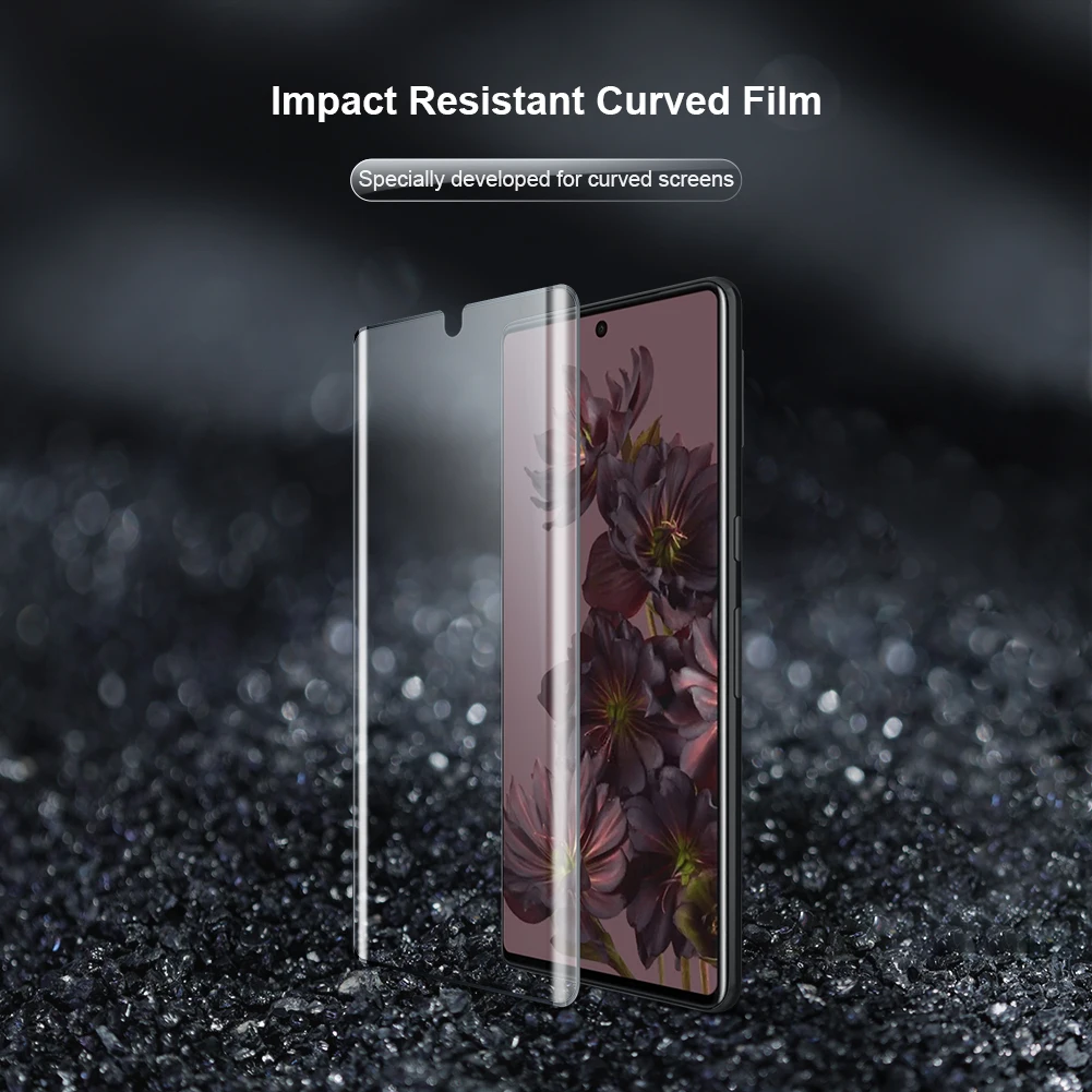 2 Pcs for Google Pixle 7 Pro Screen Protector NILLKIN Impact Resistant Curved Full Glued Cover Soft Film for Google Pixel7