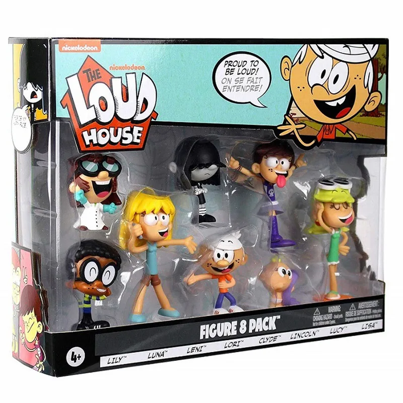 The Loud House Lori Loud Leni Loud Luan Loud Lynn Loud Jr Lucy Loud Lana Lola Lisa Loud Clyde McBride Action Figure ToY Gifts