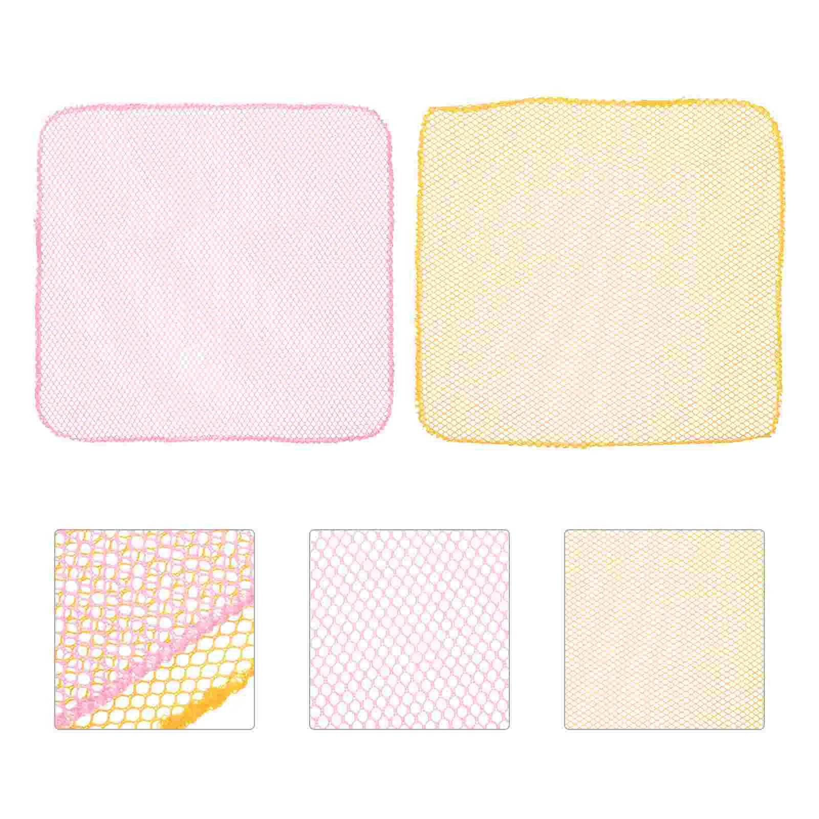 

Dish Kitchen Cloth Washing Cloths Net Towel Cleaning Wash Towels Scrubber Hand Dishes Rags Mesh Quick Dry Dishwashing Rag