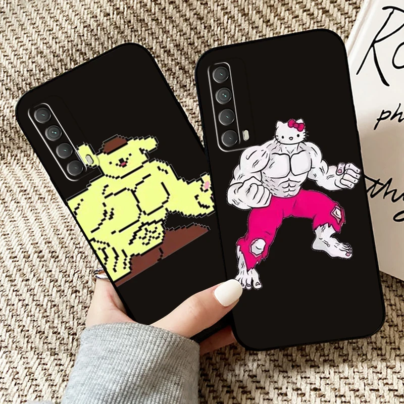 

Hello Kitty TAKARA TOMY Phone Case For Huawei P40 P30 P20 P10 Lite Honor 9 10 20 Pro 7X 8X 9X Prime P Smart Z 2021 Back