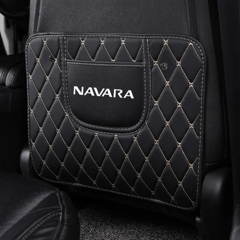 

Personalized Car Seat Anti-kick Pad Protection Pad for Nissan Navara Custom Car Seat Cover Set for Women Luxury Car Accessories