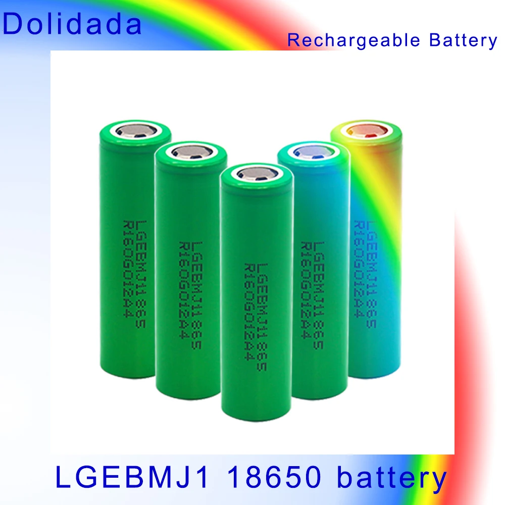 

Original 3.7V MJ1 18650 3500Mah INR Rechargeable Battery 10A Lithium Battery Electric Discharge Torch and Other Aircraft Models