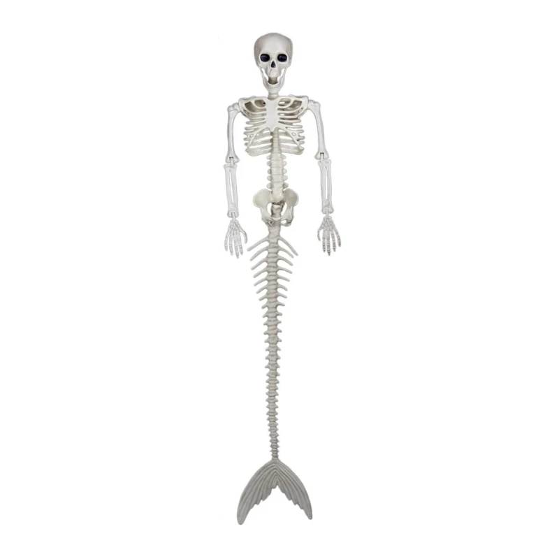 

Gothic Fishwomen Skeleton Ornament Moveable Joint,Ship Halloween Exhibition