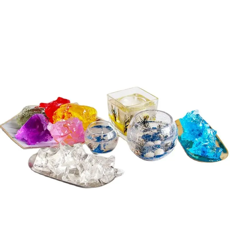 

Оригинальное рукоделие, искусственное сырье, цветной прозрачный воск желе