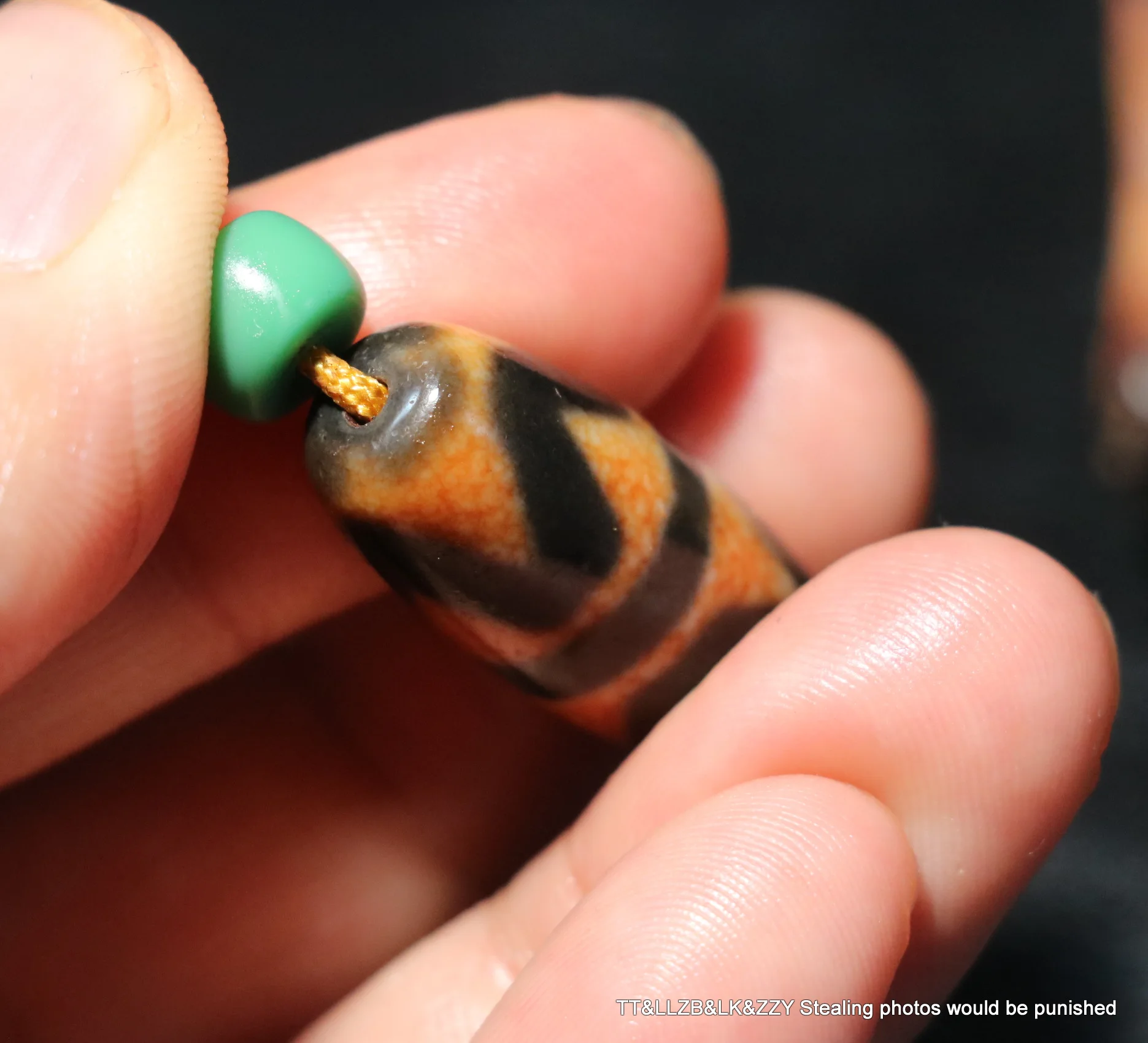 Волшебная энергия Тибетский Топ Старый Агат двойные тигровые зубы бусины дзи