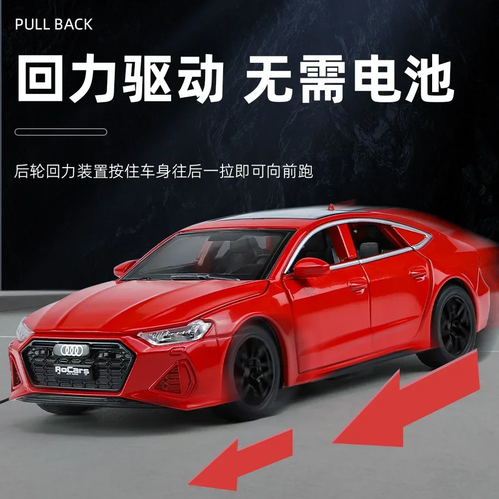 Модель автомобиля 1:32 BMW RS7 из литая металлического сплава