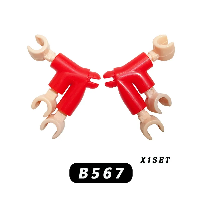 MOC анимационные персонажи фильма кукла с несколькими руками строительные блоки