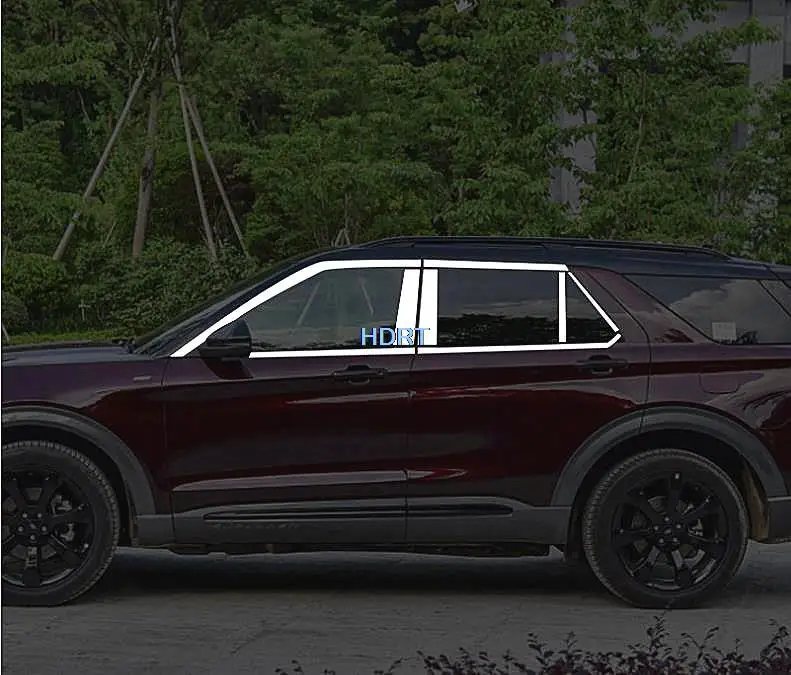 Для Ford Explorer timседан 2020 2021 Стайлинг автомобиля внешние аксессуары нержавеющая