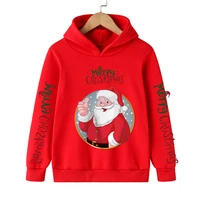 2022 new christmas gift hoodie for children girls boys 4 14 years old sports hoodie