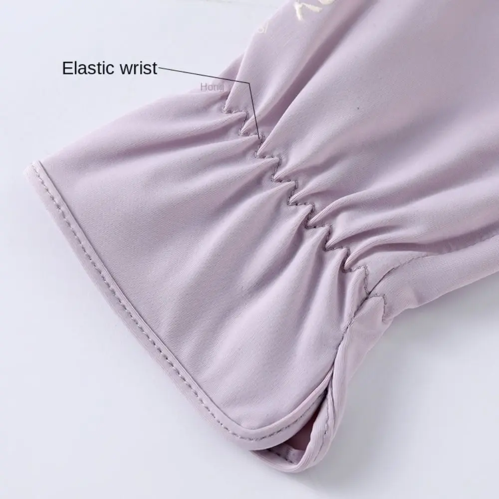 

Semi-finger Mesh Fingerless Two Finger Thin Half Fingers Anti-UV Gloves Sunscreen Gloves Ice Silk Gloves Summer Gloves