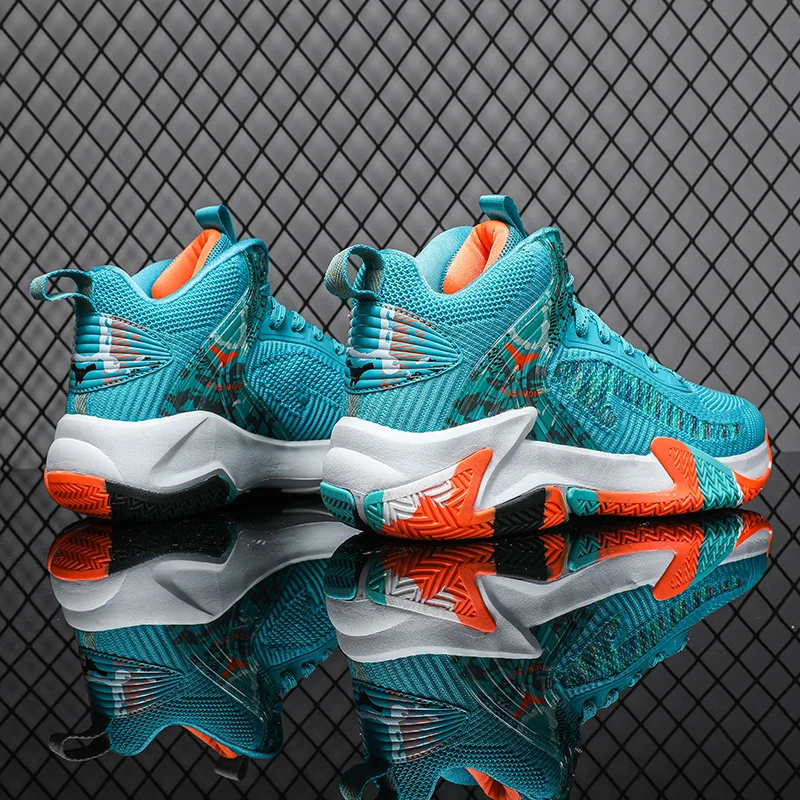 High Quality Basketball Shoes Men Sneakers Boys Basket Shoes Autumn High Top Anti-slip Outdoor Sport Shoes Trainer Summer Winter