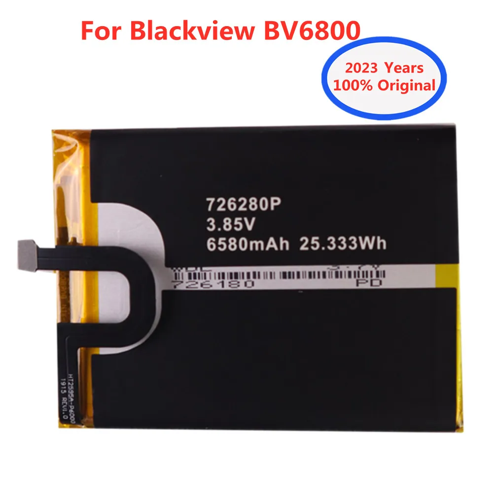 

100% оригинал для Blackview BV6800 Pro BV 6800 726280P MT6750T умная кожа высокое качество 6580 мАч запасные батареи