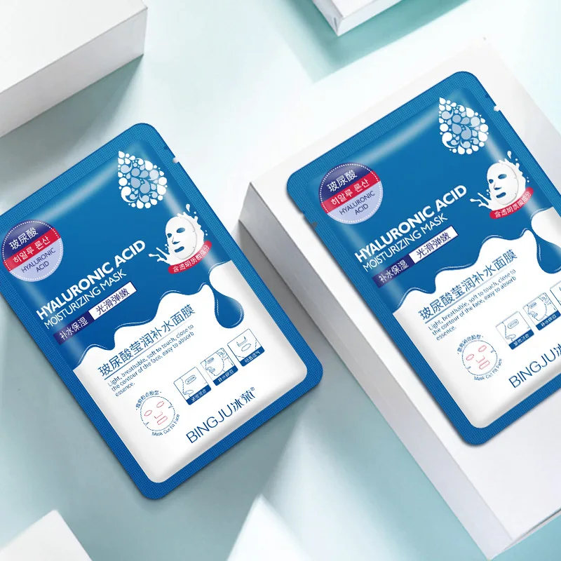12 шт. маска для лица с гиалуроновой кислотой увлажнение пор контроль жирности