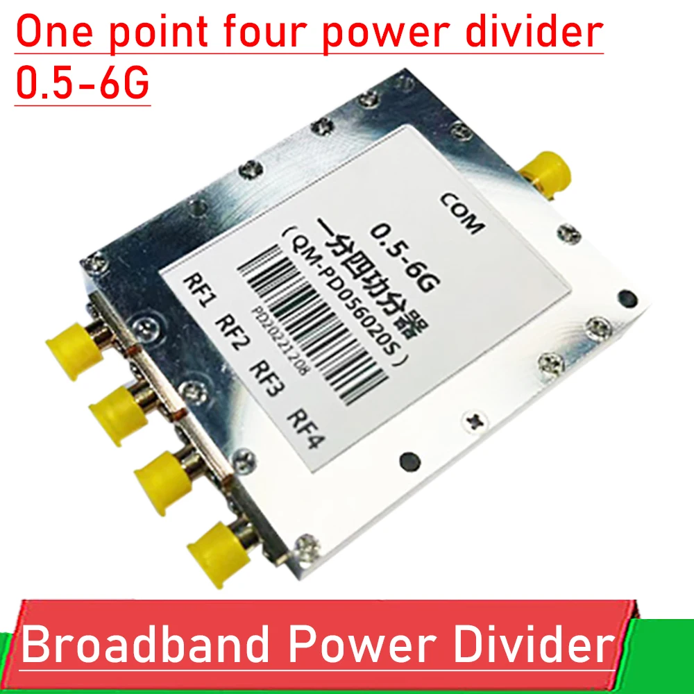 

DYKB 0.5-6G one-point quad power divider Broadband power divider 2.4G 5.8G Power Splitter SMA Combiner