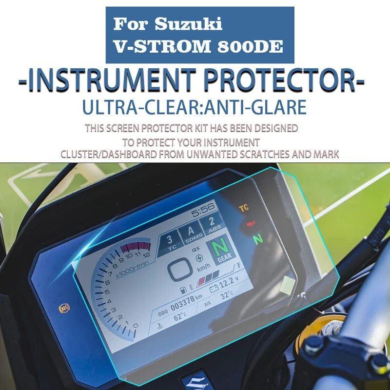 Для SUZUKI V-STROM 800RE V STROM 800 DE Мотоциклетная приборная пленка Защитная для экрана