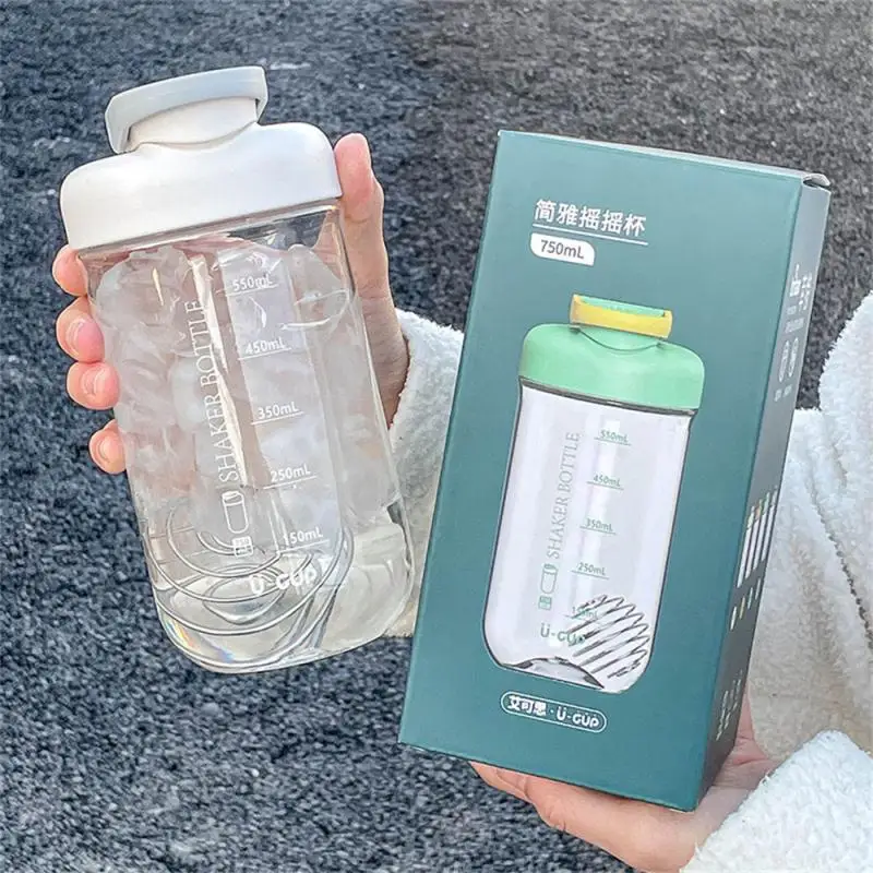 

So It Is Easy To Assemble And Clean Sports Water Cup Drinking Utensils Water Cup Clear Scale Shaking Cups Care For Lips