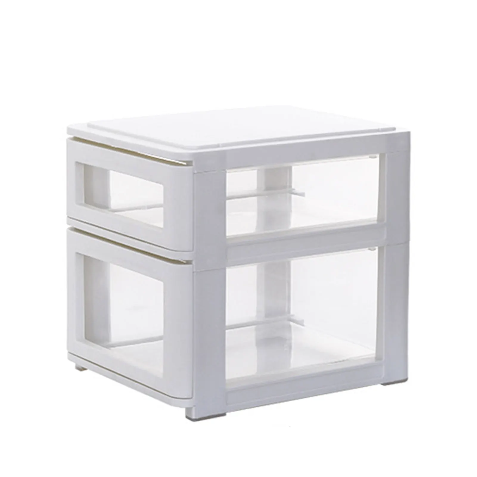 

Gift Display Desk Organizer Clear Stackable Home Office Lipsticks Brushes Bathroom Plastic Kitchen Storage Drawers Smooth