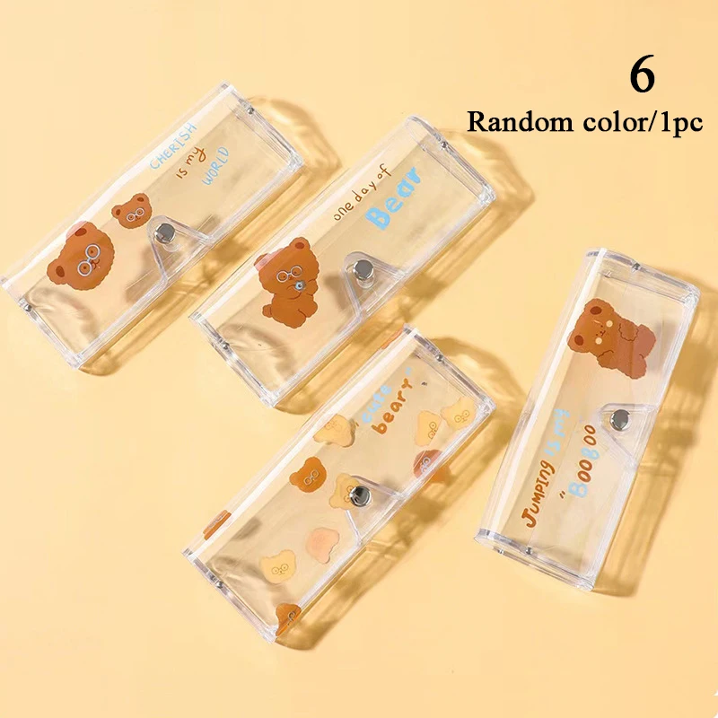 

Transparent Glasses Box Protection Cartoon Cute Glasses Case Box Carry Sunglasses Container Bag Travel Eyewear Accessoires