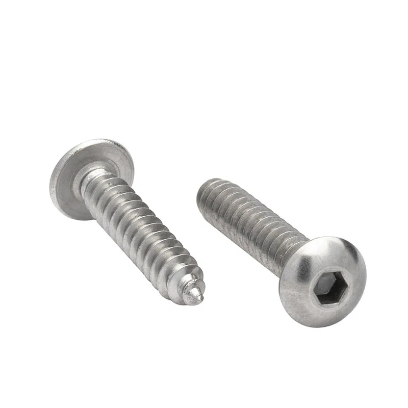 5-50 шт. Саморезы из нержавеющей стали 304 с круглой головкой и внутренним