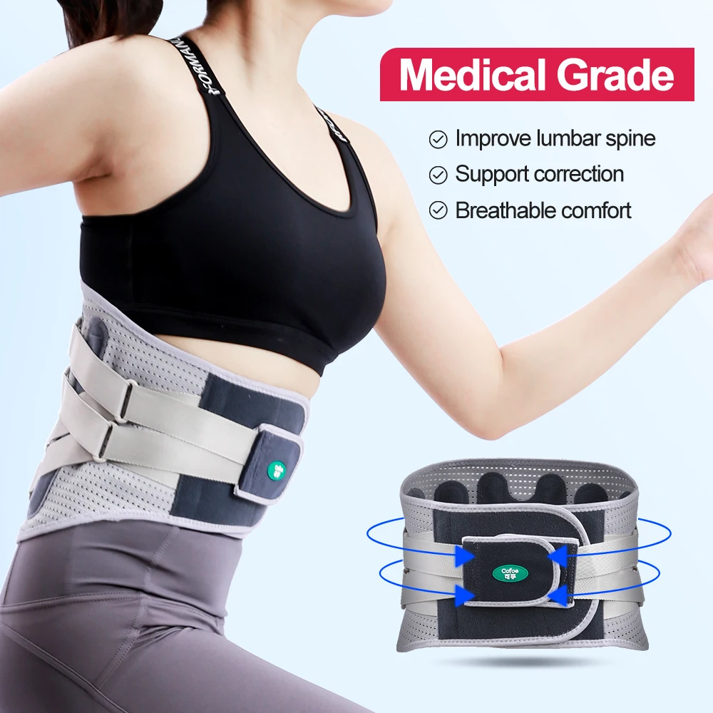 Cofoe Medical Belt Lumbar Disc Soother Lumbar Muscle Strain Waist Waist Posture Fixed Correction For Adults