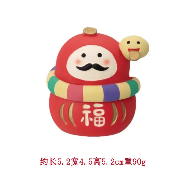 Японский стиль ZAKKA Cat Crafts Маленькие украшения для китайского Нового года Змеиный
