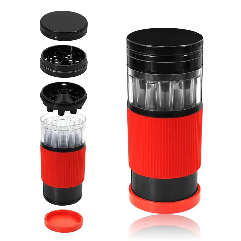 

EVIL Pre Roll Cone Roller Filled Tobacco Grinder 70mm 2 in1 Horn Tube Cigarette Filling Machine Grinders for Smoking Accessories