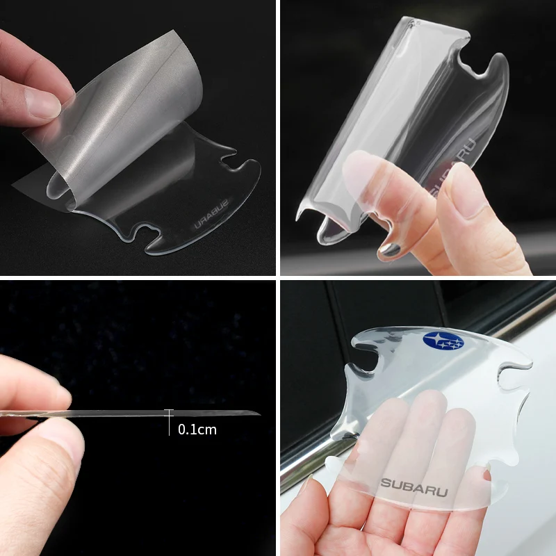 Наклейки на дверную ручку автомобиля наклейки с защитой от царапин для Subaru Forester
