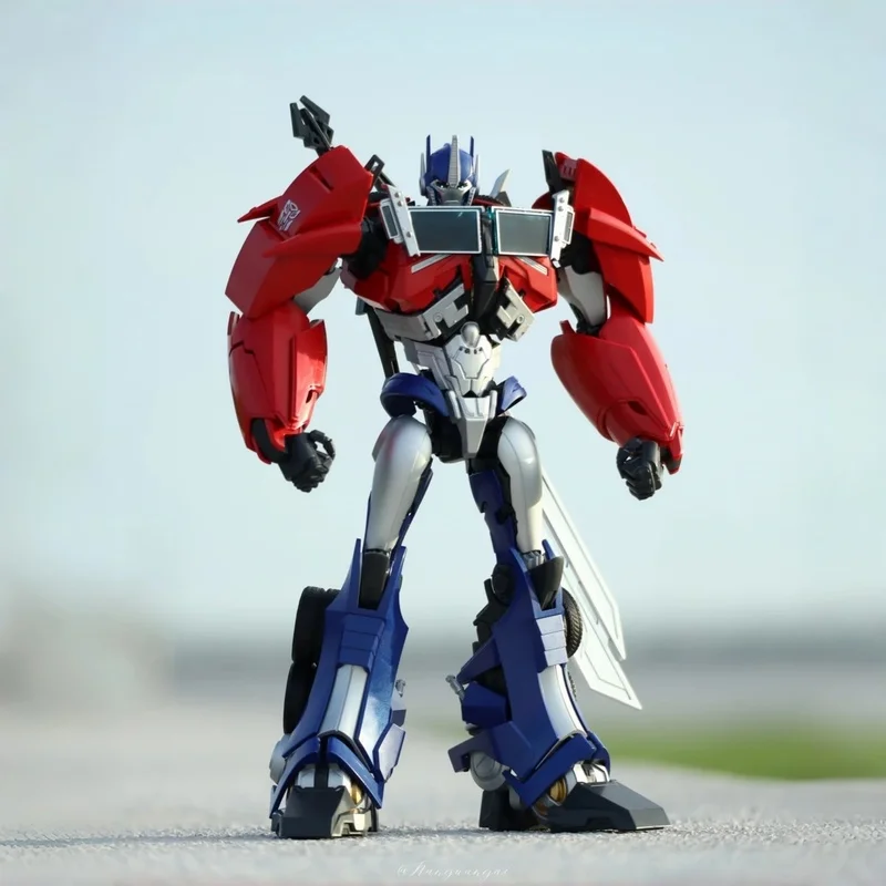 Фото Коллекционная подвижная фигурка Blokees Оптимус Прайм из серии Transformers Prime Legend Edition, модель для демонстрации, подарок №3