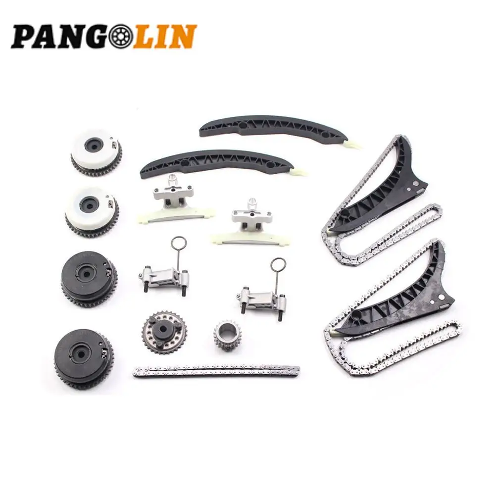 N63B44A N63M20A Новый комплект цепи ГРМ Распределительный вал VVT Комплект шестерен для