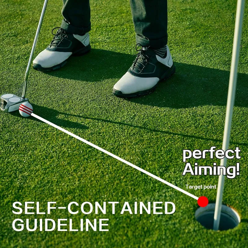 Трафарет-маркер для мяча гольфа с 4 цветными фломастерами 360 °/180° Набор маркеров