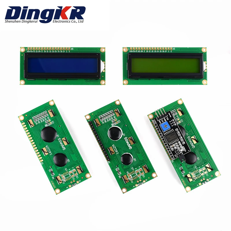 

LCD1602 1602 LCD Module Blue / Yellow Green Screen 16x2 Character LCD Display PCF8574 PCF8574T IIC I2C Interface 5V for arduino