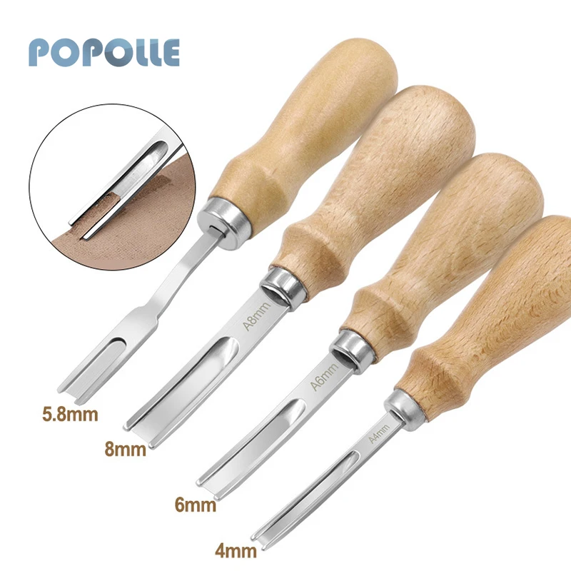 Конический скос кожи ручной инструмент для резки кожевенный резец кожаный