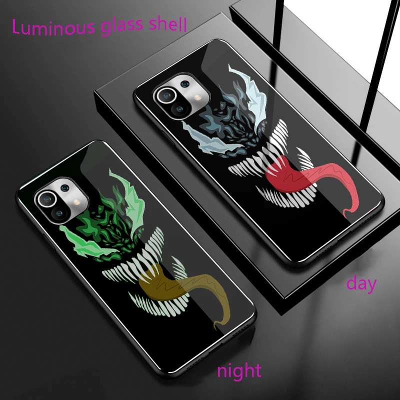 Светящийся стеклянный чехол для Samsung Galaxy S21 S20 Ultra FE S10 S9 S8 Plus Lite 5G S10e S7 Edge |